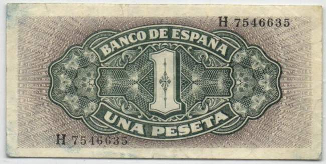 1 Peseta 4.9.1940